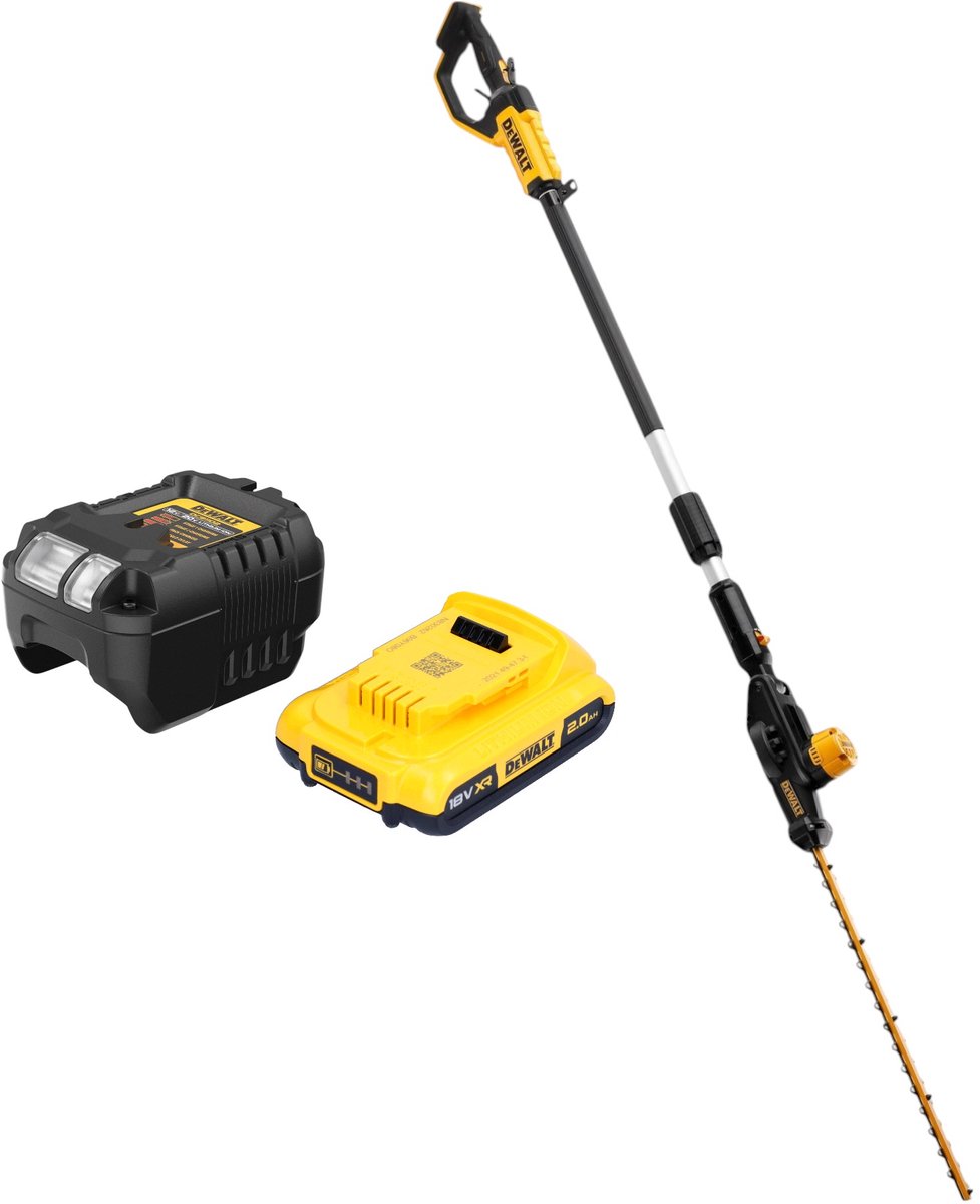DeWalt DCMPH 566 D1 Accu-heggenschaar 18 V 55 cm + 1x accu 2.0 Ah + lader