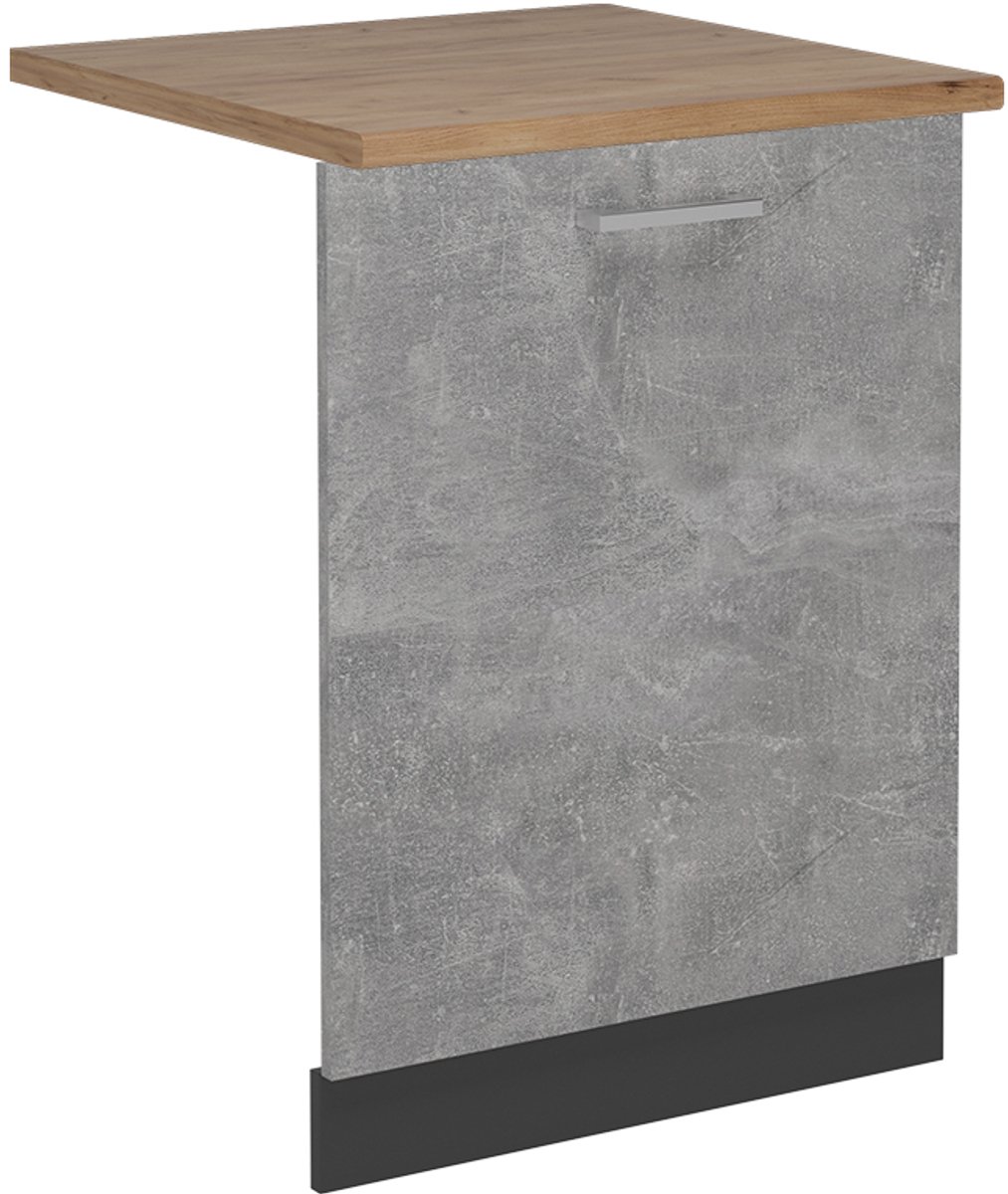 Vicco R-Line Vaatwasserfrontpaneel – 60 cm, WB Eik Beton