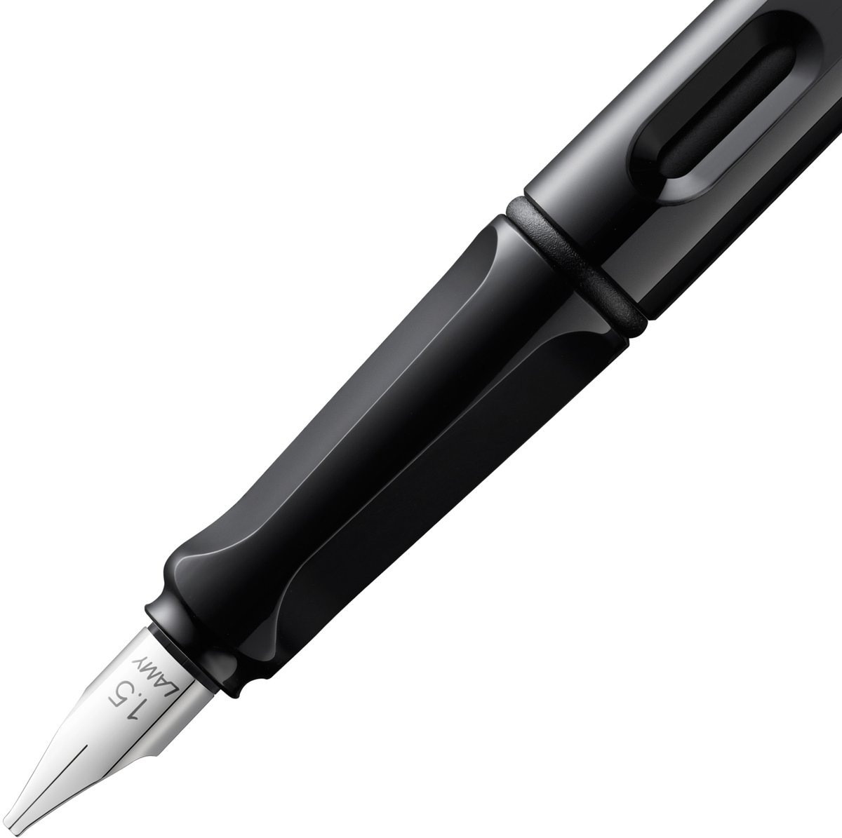 LAMY Joy Black Kalligrafie Vulpen Set – Mooischrijfpennen met 3 verschillende nibs (1,1/1,5/1,9 mm) – Vulpen met bandzugpenpunt en ergonomisch handvat – inclusief 5 Tintenpatronen T 10 blauw — afbeelding 2