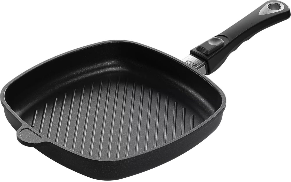 AMT Grillpan Inductie 26cm Aluminium - I-E-264G-E-Z30