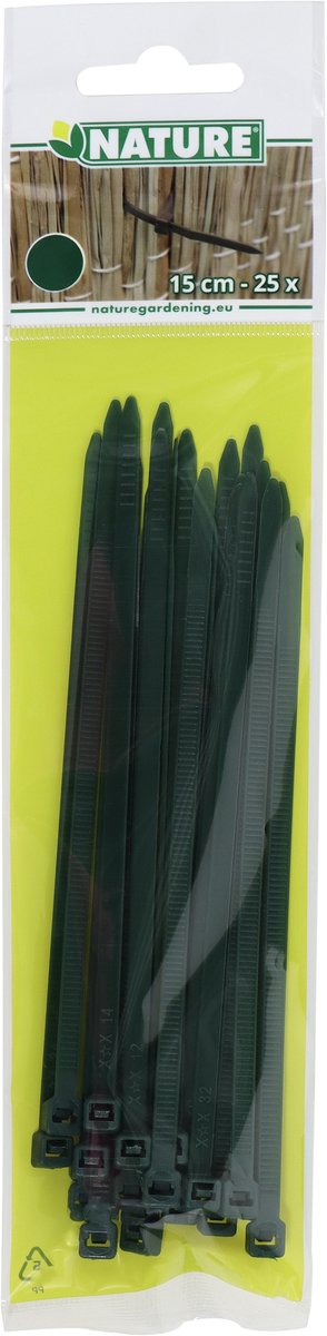 Driesprong collection - Kabelbinder 15 cm groen 25st