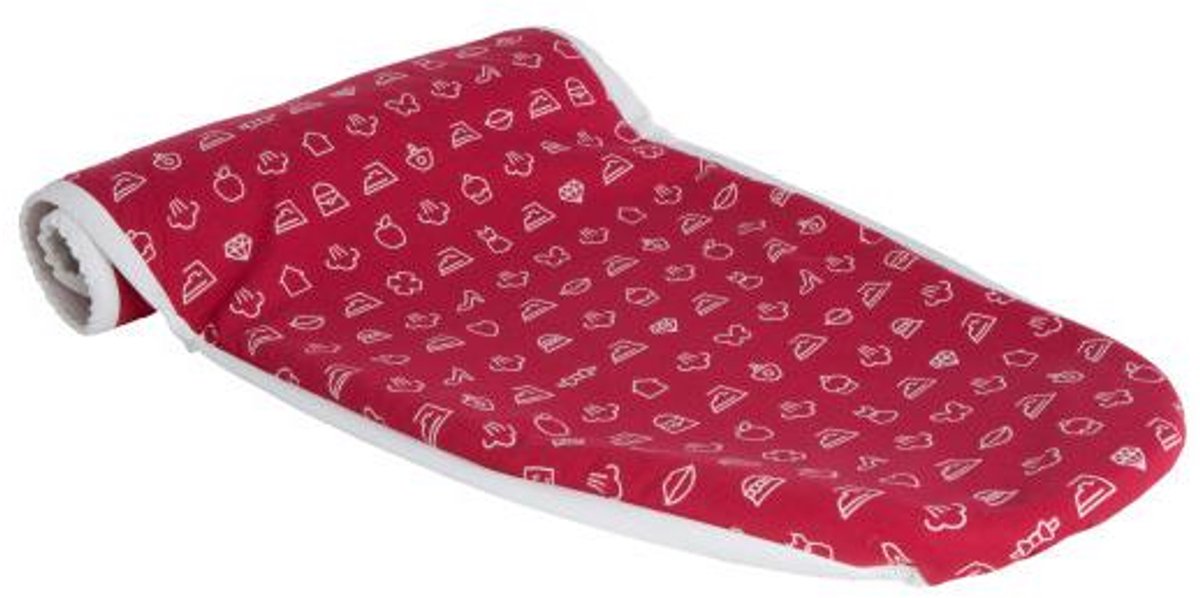 Lelit PA703 strijkplankovertrek Strijkplank gevoerde hoes Katoen, Polyester Rood, Wit