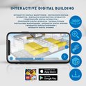 Smartphone avec instructions de construction numériques interactives LEGO pour la valisette.