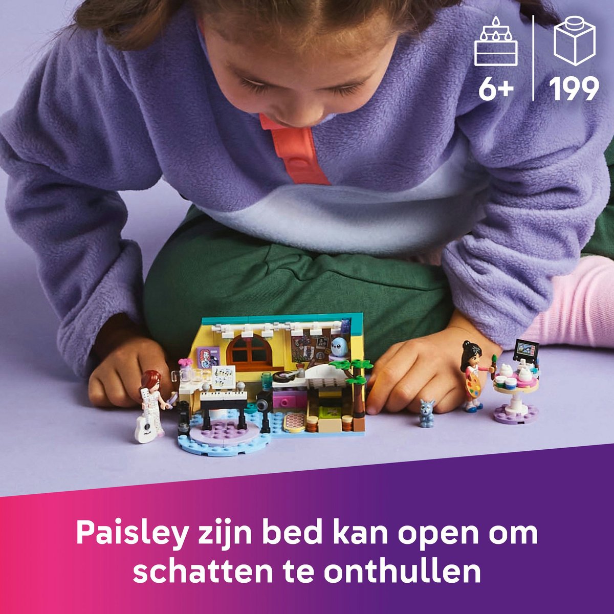 LEGO Friends Paisley's kamer Bouwpakket voor Kinderen - 42647 – foto 3