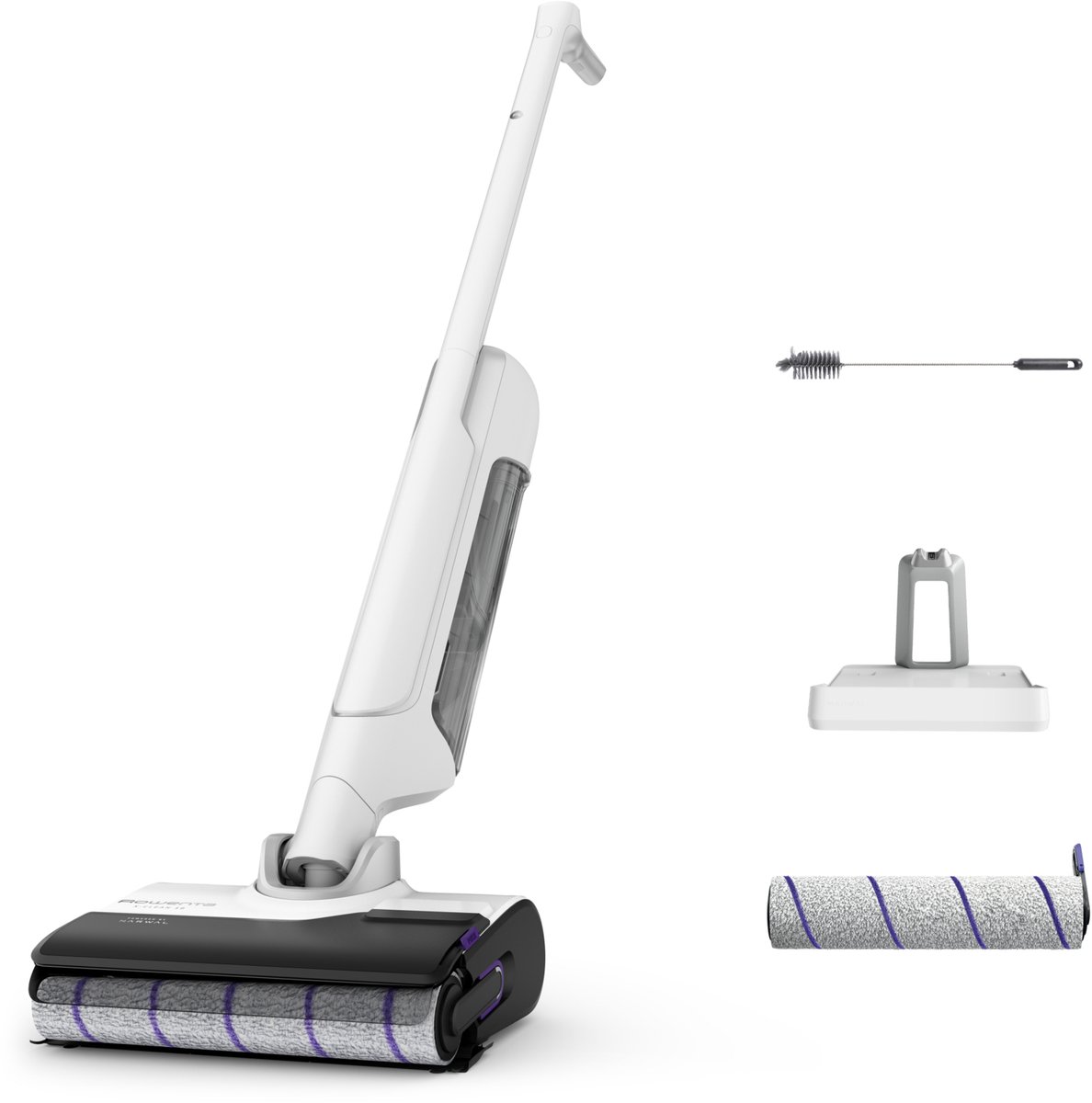 Bol.com Rowenta X-Clean 10 GZ7540 - 2-in-1 Vloerreiniger - Stofzuiger & dweil in 1 - 60 min gebruikstijd - Zelfreiniging & -droging aanbieding
