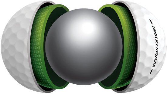 TaylorMade Tour Response Golfballen 2025 - Wit - 12 Stuks van TaylorMade — afbeelding 3