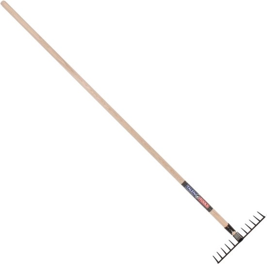 Talen Tools - Tuinhark - Gesmeed - Professioneel - 12 tanden - Essenhouten steel - 160 cm van Talen Tools — afbeelding 2