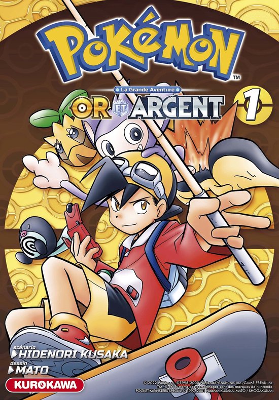 Pokémon 1 - Pokémon - Or et Argent - tome 01