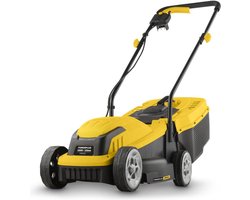 Powerplus elektrische grasmaaier POWEG62203 - 1000 W, 320 mm Ø grasmachine, tuintoestel, met grasopvangsysteem en achteruitworp Powerplus elektrische grasmaaier POWEG62203 - 1000 W, 320 mm Ø grasmachine, tuintoestel, met grasopvangsysteem en achteruitworp