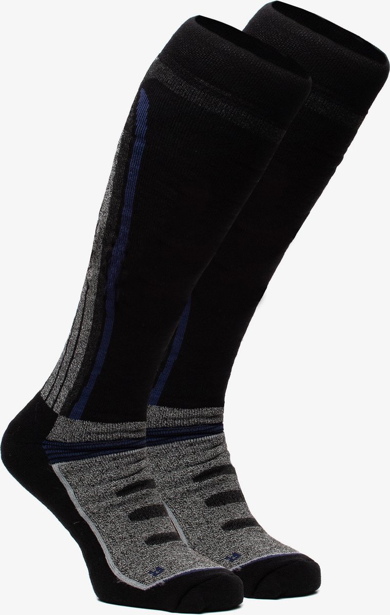 2 paar Mountain Peak skisokken - Blauw - Maat 47/49