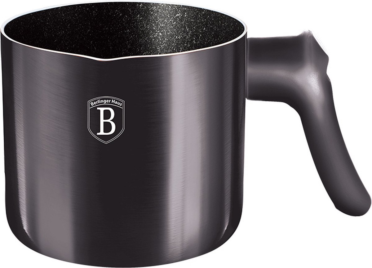 Berlinger Haus 6915 – Melkpan Carbon -1,2 Liter -12 Cm – Aluminium NIET geschikt voor inductie
