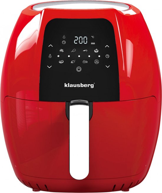 PRAJO Airfryer met Dubbele Lade 7,7L - 1800W - Rood - PRAJO SPÓŁKA Z OGRANICZONĄ ODPOWIEDZIALNOŚCIĄ - €99,95