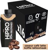 Danone HiPRO Eiwitshake – Koffie / Café Latte – 25g Proteïne – 16 x 330ml – Lactosevrij