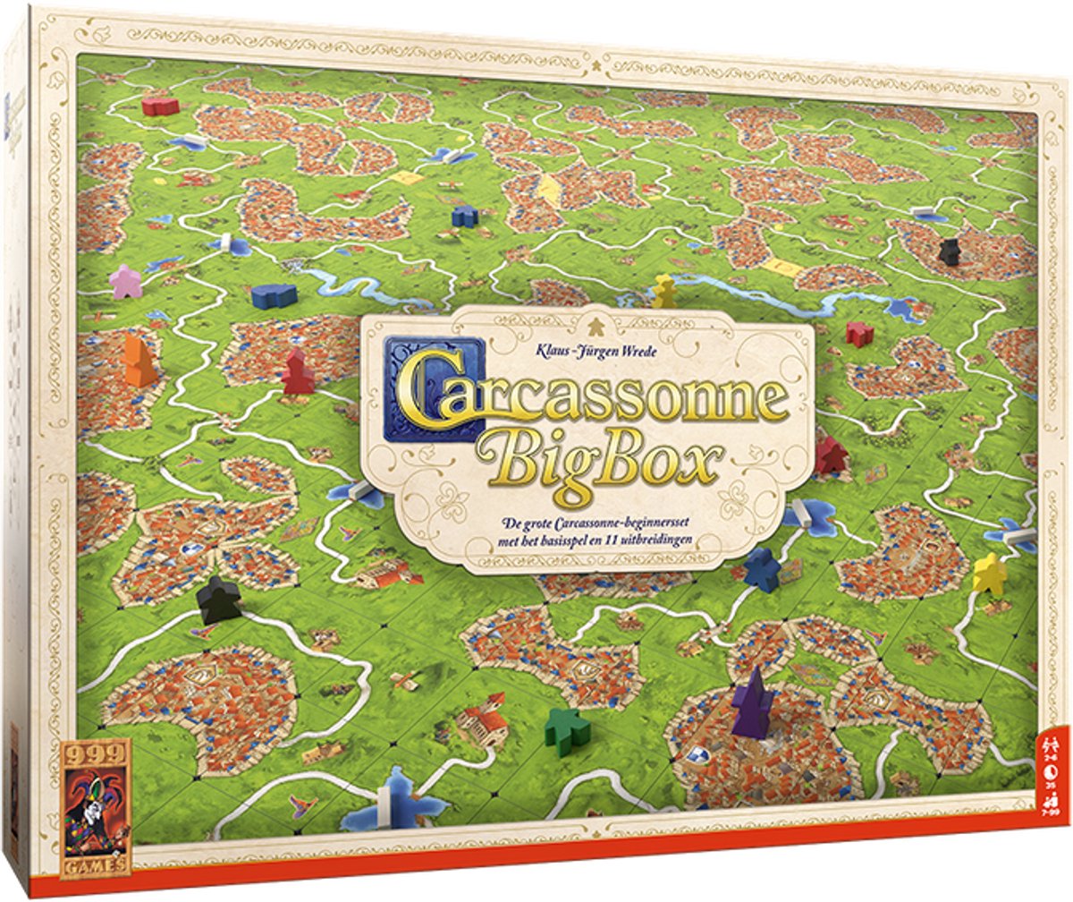999 Games - Carcassonne Big Box 4 - Bevat 11 uitbreidingen - Bordspel - Strategiespel - Gezelschapsspel - Familiespel - NL - EN — afbeelding 19