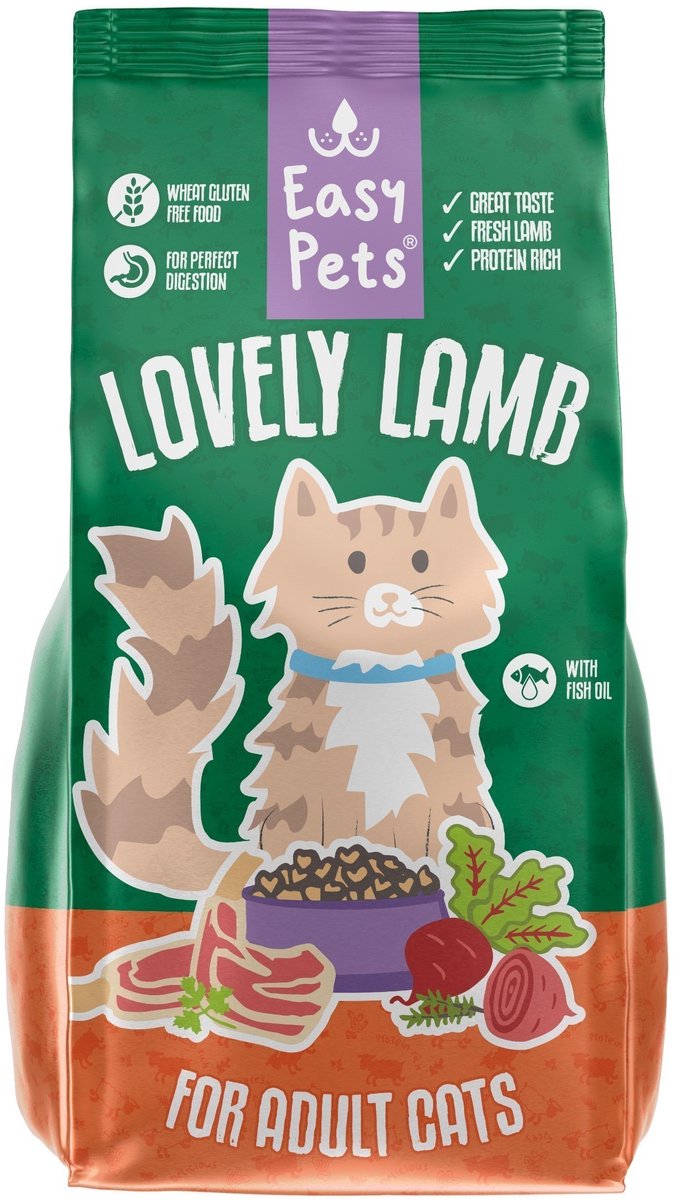 Easypets Kattenvoer - Lovely Lamb Lamsvlees - 1.5kg Adult met Taurine
