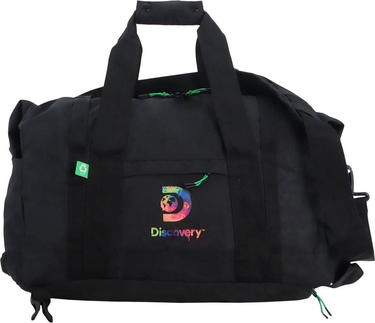 Discovery Opvouwbare Duffeltas / Reistas "Drive" 50 cm - Zwart - Zwart