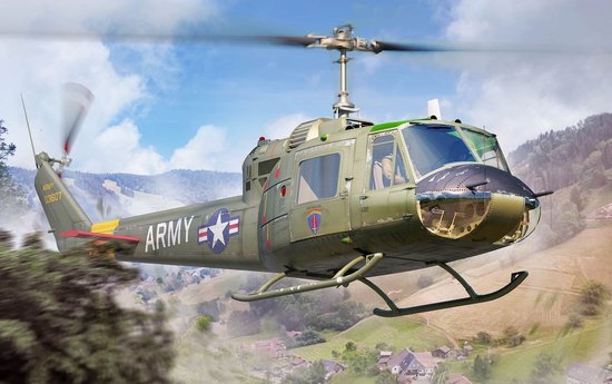 Trumpeter Modelbouwpakket Militaire voertuigen - 05111 Bell UH-1B Iroquois - Huey - Helikopter Plastic - 1:35 - Modelbouw