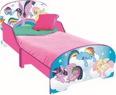 My Little Pony Kinderbed - Houten Peuterbed - Formaat 60x77x143 CM - Geschikt voor Matras 70x140 CM - Makkelijke montage - Kinderkamer - Matras niet inbegrepen