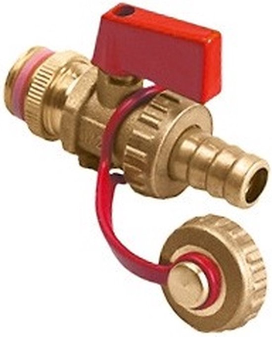 Foto: Bonfix vul aftapkraan 1 2 inclusief knop