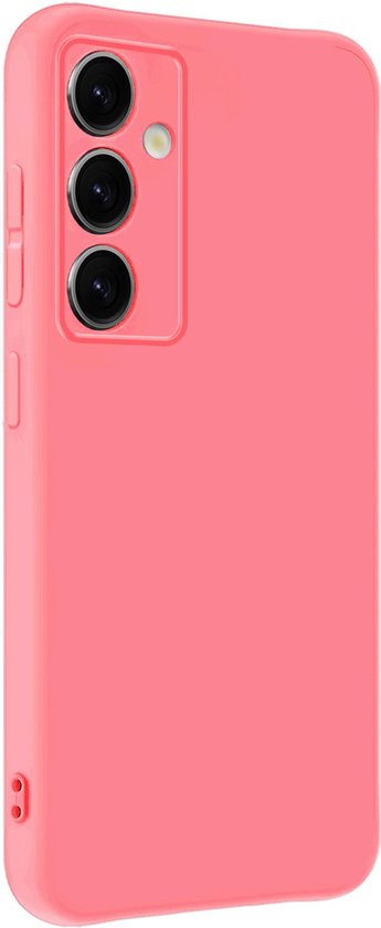 Coque Compatible avec Samsung S25 Plus Coque Siliconen Case Cover - Coque Compatible avec Samsung Galaxy S25 Plus Case Cover Case - Rose Clair