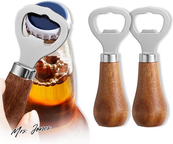 Flessenopener met houten handvat | Lengte… | Horeca Shack