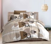 Dekbedovertrek 100% Katoen Premium - 240 x 220cm (Lits-jumeaux) - Home