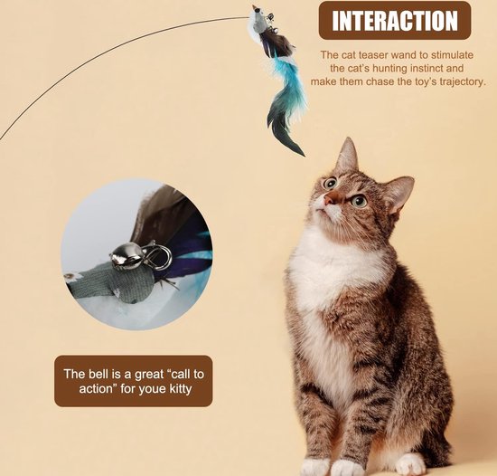 Wusel Worm kattenspeelgoed, Interactief kattenspeelgoed zelfbeschäftiging met wormontwerp, Elektrische wormstimulatie Smart Motion huisdierspeelgoed muur raam gemonteerd speelgoed staart voor katten