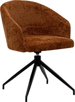 Kick draaistoel Merle - terra