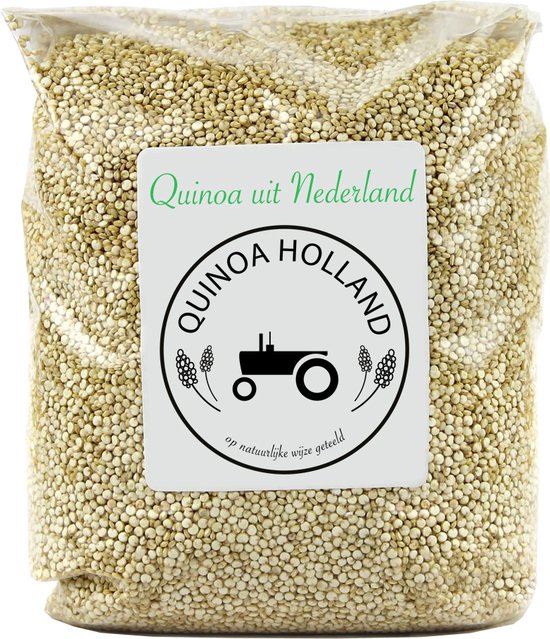 Nederlandse Quinoa - Zak 750 gram - Past Door Brievenbus - Onbespoten - Natuurlijk Geteeld - Wit Volkoren - Koken Zonder Spoelen - Superfood