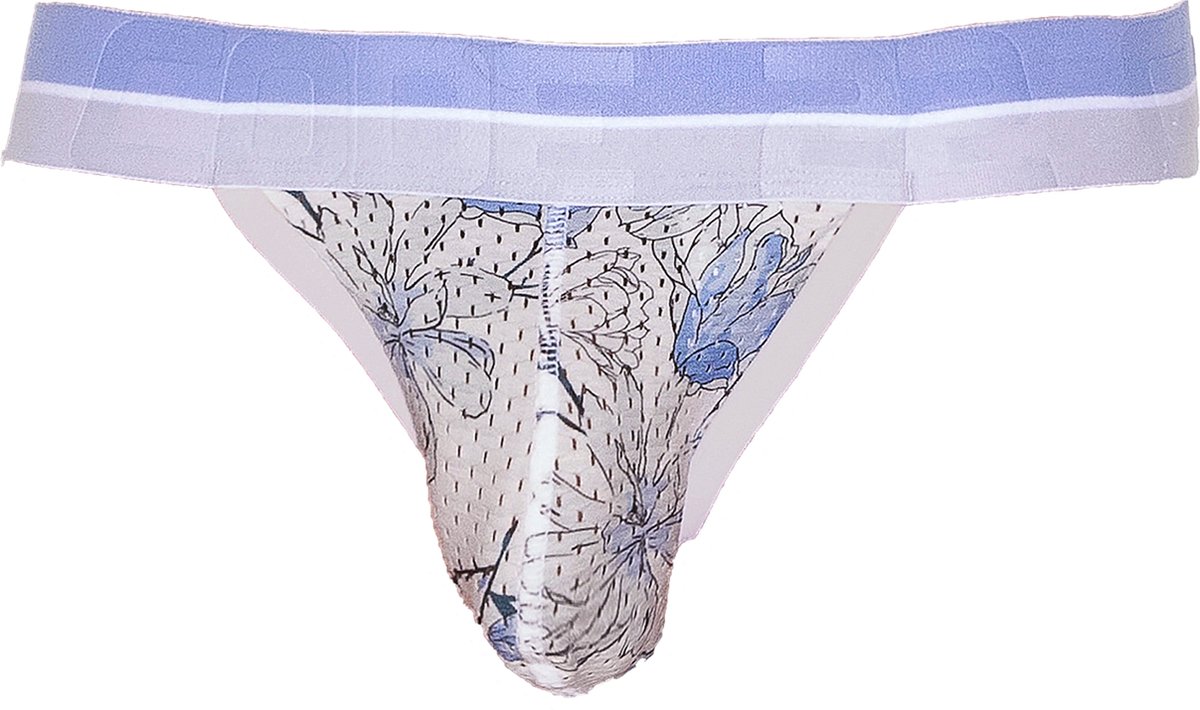CODE 22 Sport Mesh Bay Jockstrap Powder Blue - MAAT S - Heren Ondergoed - Jockstrap voor Man - Mannen Jock