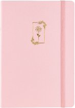 Victoria's Journals Bullet Journal - Notitieboek A5 - 160 gsm - Luxe Hardcover Notebook Dotted - Lichtroze