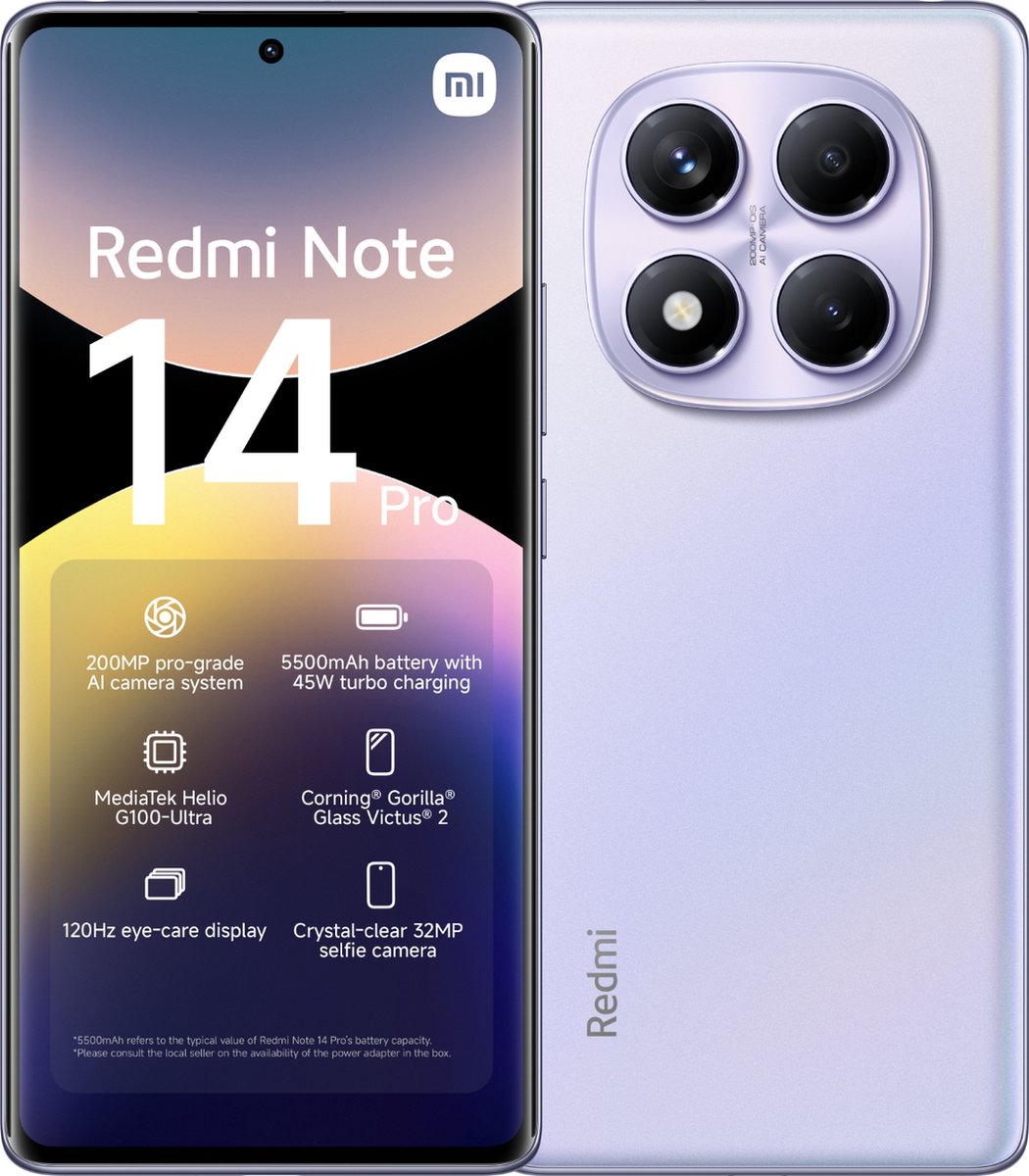 Redmi Note 14 Pro Aurora Purple 8GB+256GB