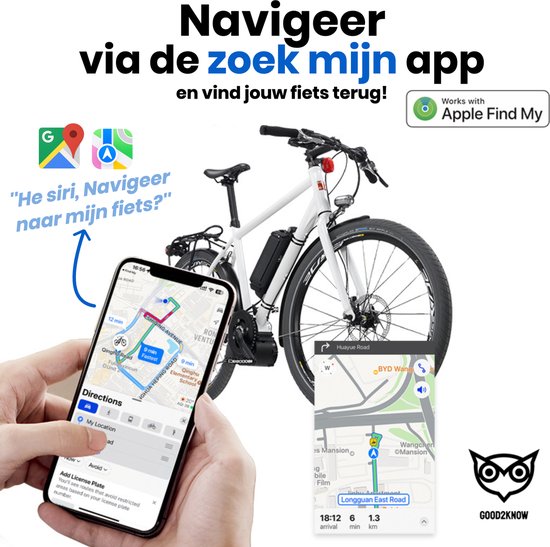 Delfts Blauw Tulp met Fiets voor tas en portemonnee - Tinkle Alarm Delfts Blauw Tulp met Fiets voor tas en portemonnee - Tinkle Alarm