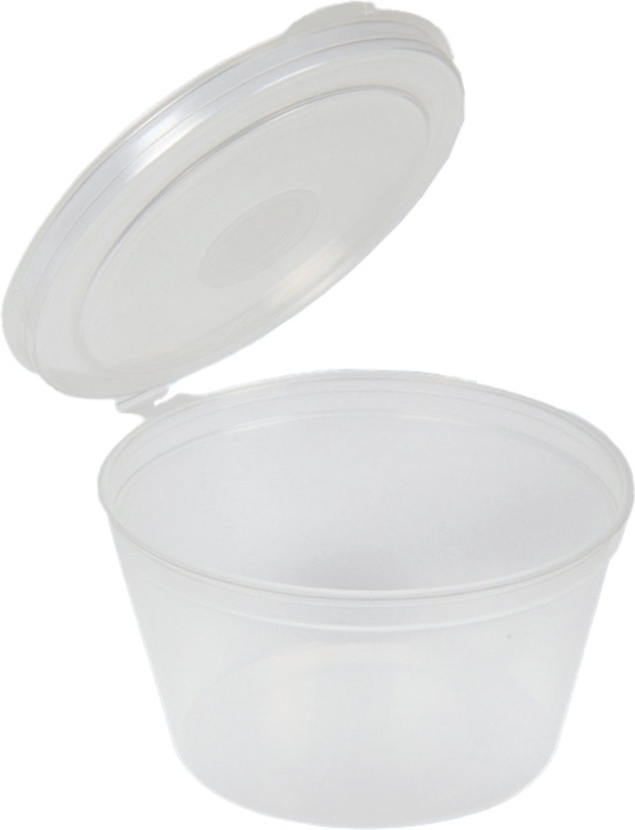 Sauscup met vaste deksel PP - ø50mm - 30cc - 1.000 st/ds.