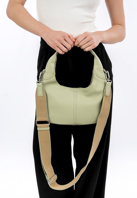 SURI FREY Sac à épaule Sac à épaule bandoulière Nessy Shoulder Bag Pistachio Vert clair
