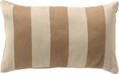 Dutch Décor CYRUS - Coussin d'extérieur 30x50 cm - déperlant et UV-résistant - Irish Cream - Beige
