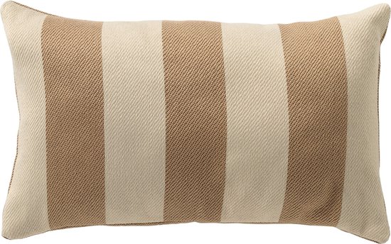 Dutch Décor CYRUS - Coussin d'extérieur 30x50 cm - déperlant et UV-résistant - Irish Cream - Beige