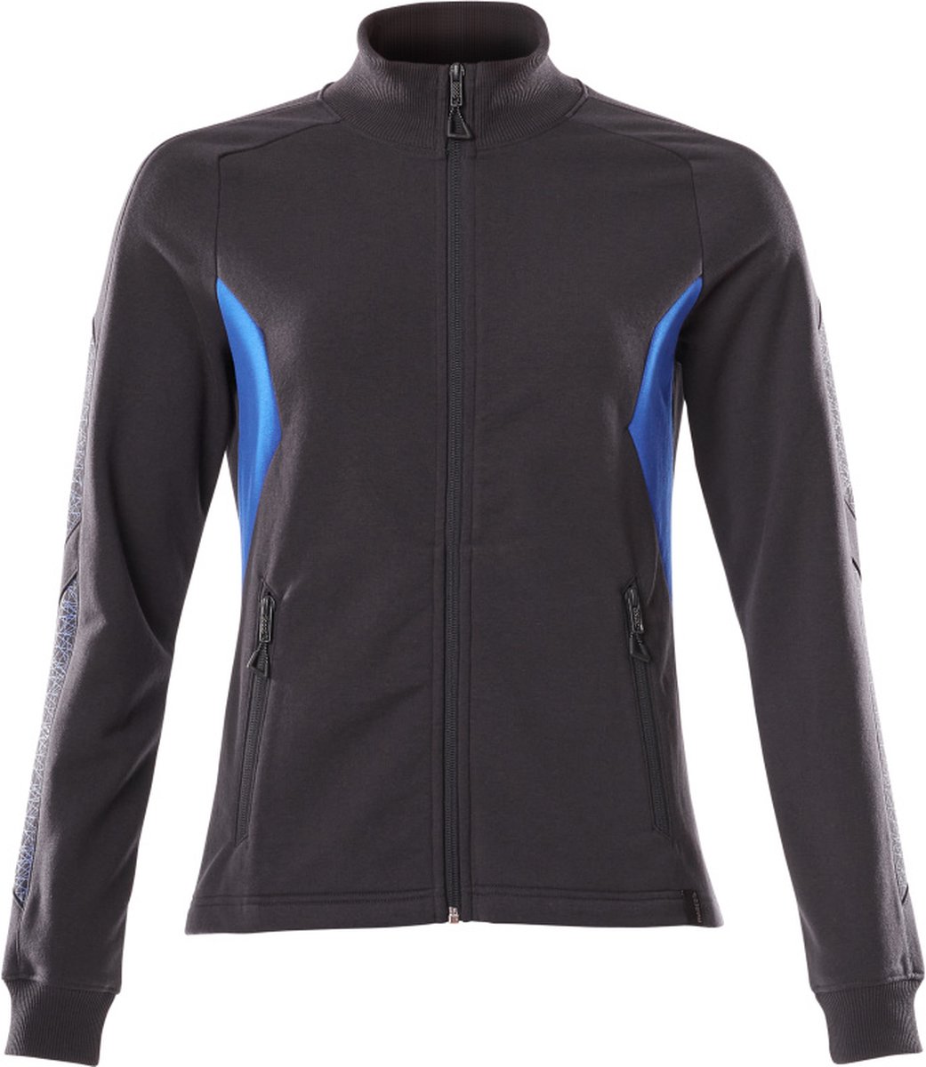 Mascot Accelerate Sweatshirt met rits 18494-962 - donkermarine/helder blauw - XL