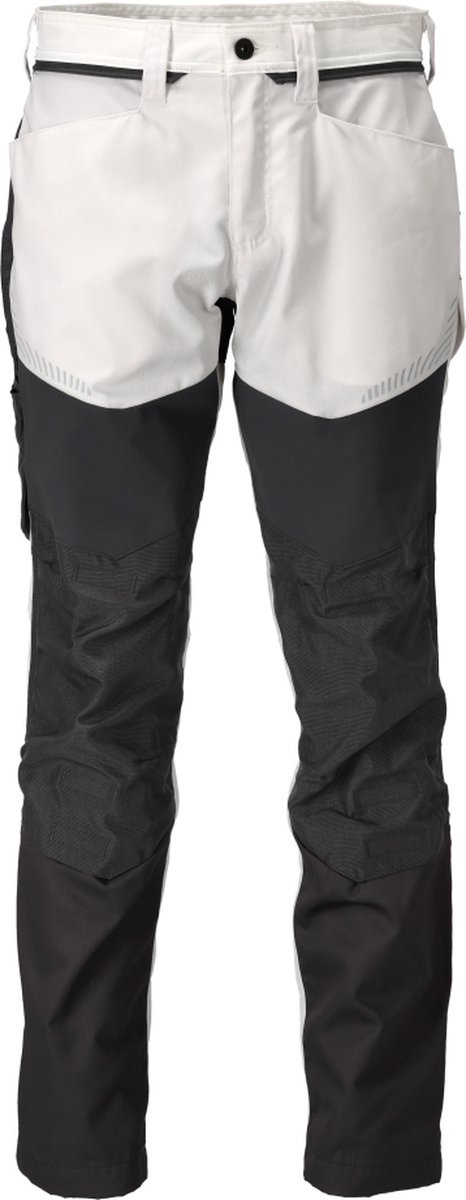 Mascot Customized Broek met kniezakken 22479-230 - wit/steengrijs - C47 - 76