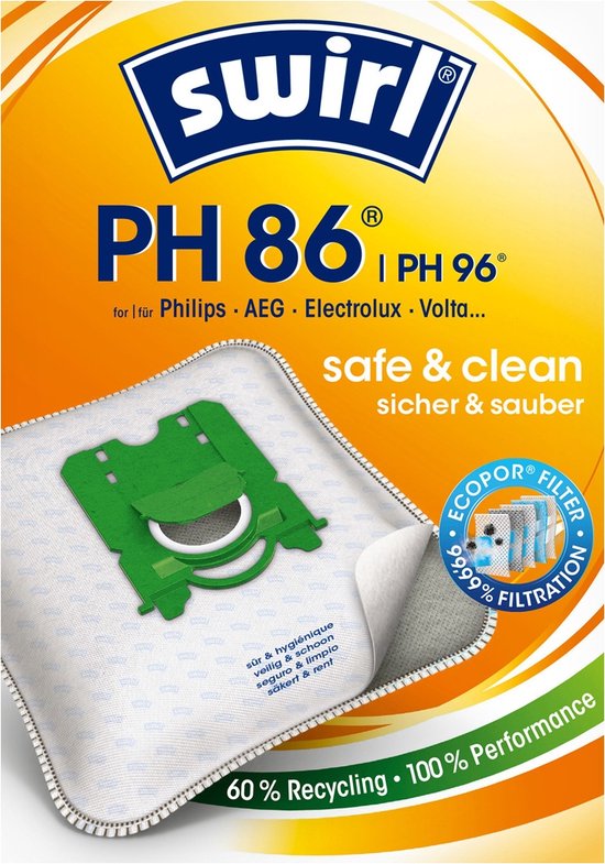 SWIRL - SWI Stofzuigerzak PH86/96/10 EcSWI - 6783228