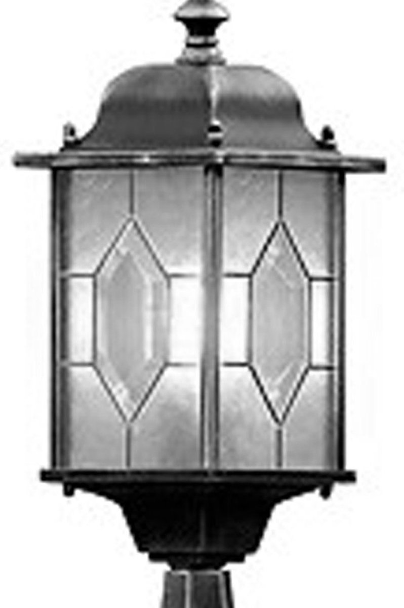 Konstsmide Milano - Sokkellamp 51cm - 230V - E27 - zwart/zilver