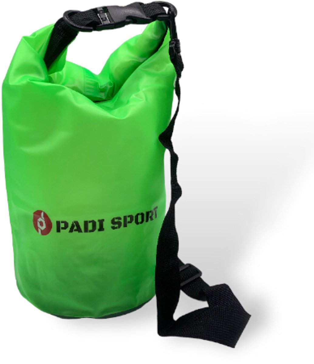 Padisport - waterdicht telefoonzakje - waterdichte tas zwemmen - zeiltas - plunjezak - Waterdichte Tas - Waterdichte Zak - drybag - 2 liter - groen