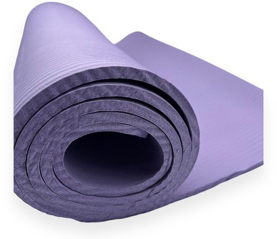 Padisport yoga mat paars - fitness mat extra dik - yoga mat extra dik - pilates mat - dikke yogamat - yoga mat anti slip - yoga matje - yoga mat dik - sport mat - sport matje fitness