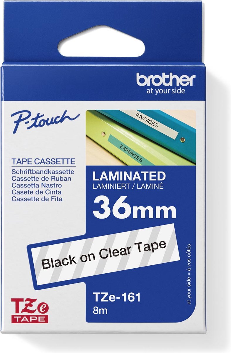Brother Tape gelamineerd 36mm - [TZE161]