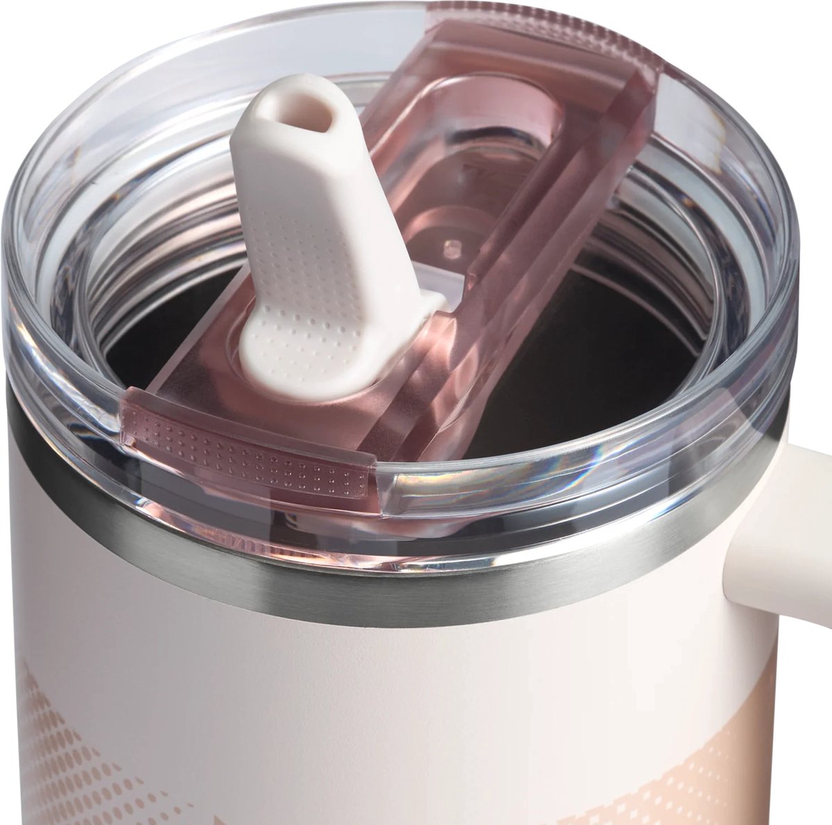 Stanley Quencher ProTour Flip Straw Tumbler - Rose Quartz Fade - 1.2L - RVS - Stanley Cup met Rietje en Handvat - Thermosbeker - Thermosfles - Beker - Drinkbeker - Drinkfles - Fles - Koffiebeker To Go - Mug - Waterfles – foto 3