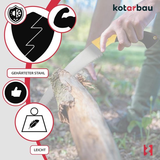 Handzaag voor Takken en Bomen - 320 mm Tuinzaag voor Efficiënt Houtzagen — afbeelding 5