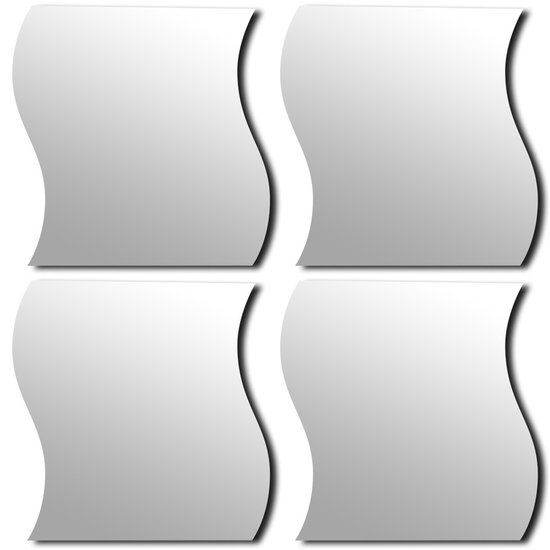 glas wandspiegel HD DIY frameloze spiegeltegels aan de deur voor bad