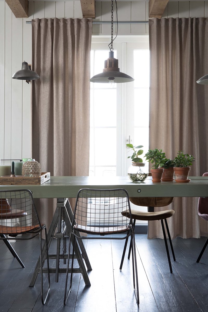 My Ninki ® Verduisteringsgordijn met Warmte-Isolatie en Energie-Efficiëntie voor Diverse Kamers bruin