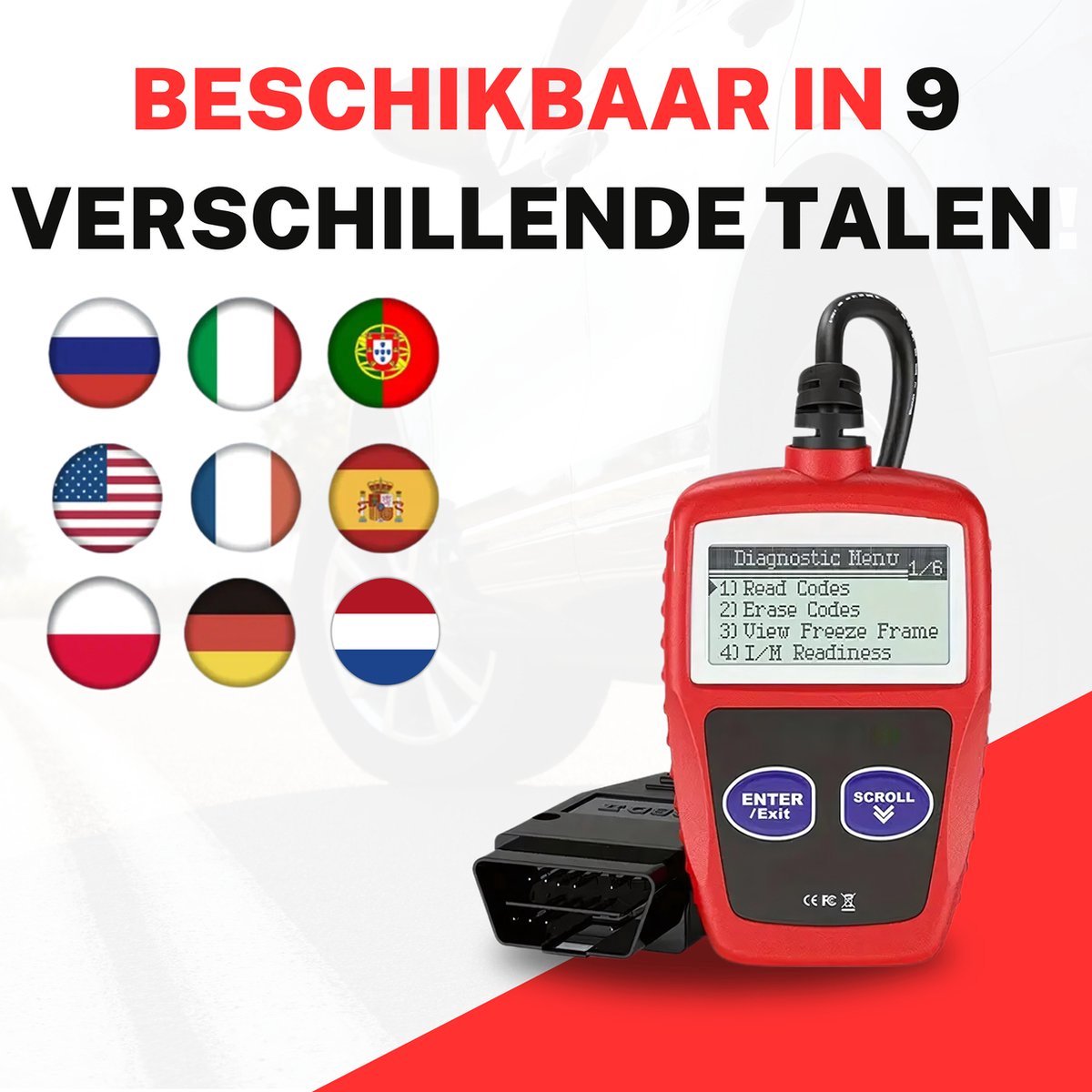 Jumalu OBD2 Scanner - Auto Uitlezen & Storing Verwijderen thumbnail 4