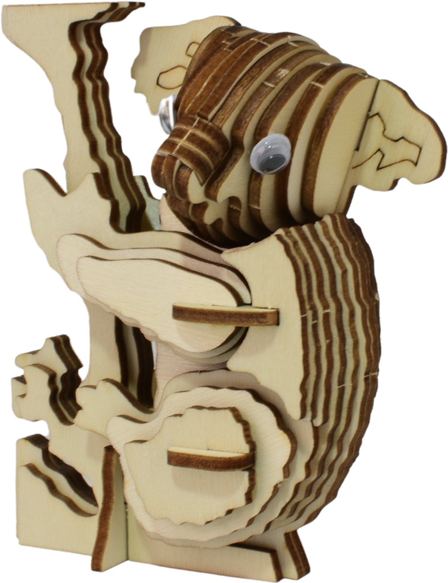 3D Puzzel Bouwpakket Koala- hout